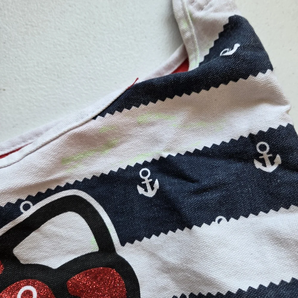 Hello Kitty Navy and Red Striped Bag - Picture 5 of 7